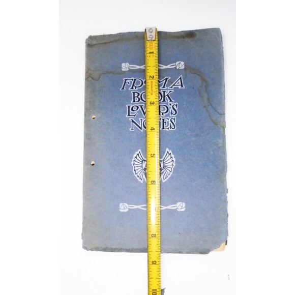 Antique 1910 Soft Pamphlet Style Book "From A Book Lover's Notes" Poems - Picture 8 of 8